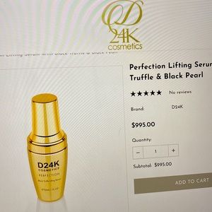 D24K Perfection Lifting Serum With Black Truffle and Black Pearl